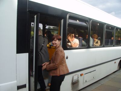 margaret successfully co-ordinated the pick ups and drop offs.